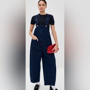 NWT Tibi Classic Indigo Denim Jumpsuit